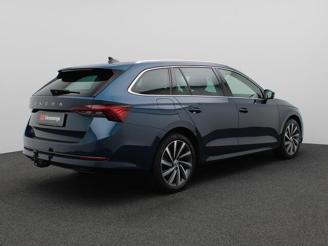 Skoda OCTAVIA Combi 1.0 e-TSI Business Edition Plus 110PK DSG Adaptieve Cruise Controle, Achteruitrijcamera, Matrix LED-Verlichting, Keyless, Side Assist, Stoel-Stuurverwarming, Elektr. Achterklep, Trekhaak, 18" LM Velgen