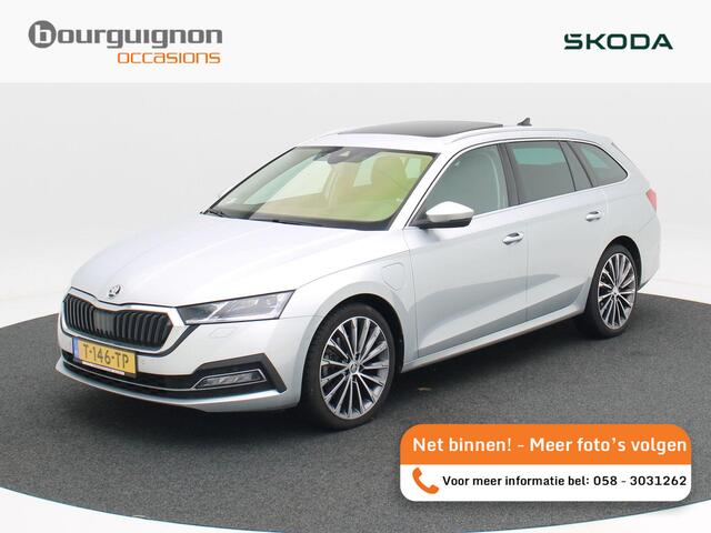 Skoda OCTAVIA Combi 1.4 TSI iV PHEV Business Edition | Full LED | Adaptive Cruise | Canton Audio | Panoramadak | Camera | Stoelverwarming en Koeling | Trekhaak | 112.596 Km!!
