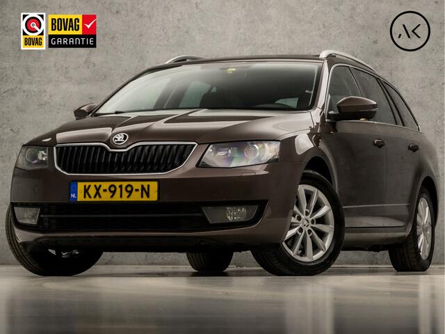 Skoda OCTAVIA Combi 1.0 TSI Greentech Deluxe Automaat (PANORAMADAK, NAVIGATIE, CLIMATE, LEDER/ALCANTARA, CANTON AUDIO, STOELVERWARMING, SPORTSTOELEN, CRUISE, GETINT GLAS, TREKHAAK, PARKEERSENSOREN, NIEUWE APK, NIEUWSTAAT)