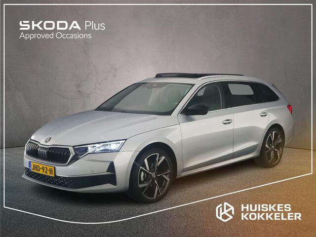 Skoda OCTAVIA Combi Business Edition Plus 1.5 eTSI 115pk DSG Automaat Trekhaak, Panoramadak, Adaptive cruise control, Navigatie, LED matrix koplampen, Achteruitrijcamera