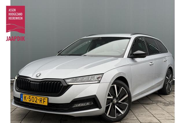 Skoda OCTAVIA Combi BWJ 2021 | 1.0 e-TSI 111PK Sport BuS. AUTOMAAT | TREKHAAK | SPORTSTOELEN | CAMERA A | CARPLAY | CLIMA | NAVI 18'' LMV |