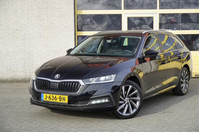Skoda OCTAVIA Combi 1.5 TSI 150PK! First Edition BJ2020 Lmv 18" | Led V+A | Pdc | Navi | Keyless entry | Elek. achterklep | App-Connect | Virtual cockpit | Head-Up display | Dashboard verlichting | Climate control | Cruise control | Verwarmde voorstoelen | Nw-model!