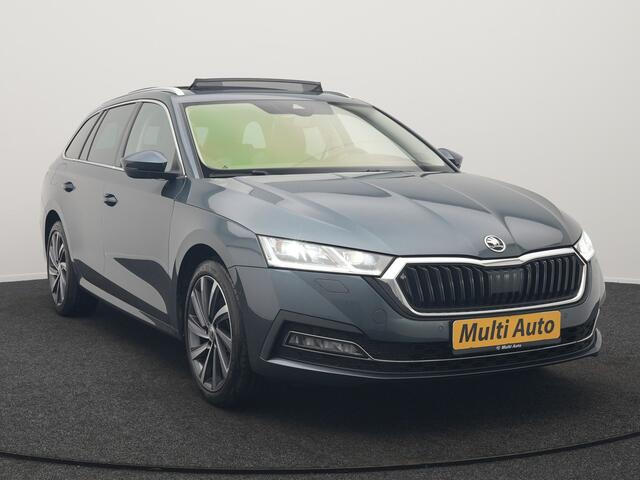 Skoda OCTAVIA Combi 1.4 TSI Sportline Business Plug In Hybrid 204pk Dealer O.H PHEV | Panodak | Adaptive Cruise | Lederen Sportstoelen Massage & Memory | Head Up | Virtual | Camera & Parkassist | 18"L.M | Keyless |