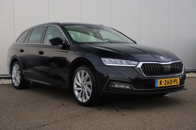 Skoda OCTAVIA Combi 1.0 e-TSI Business Edition Plus Automaat Virtual Cockpit 17 inch LMV Adaptive Cruise LED Sfeerverlichting Elektrische Achterklep