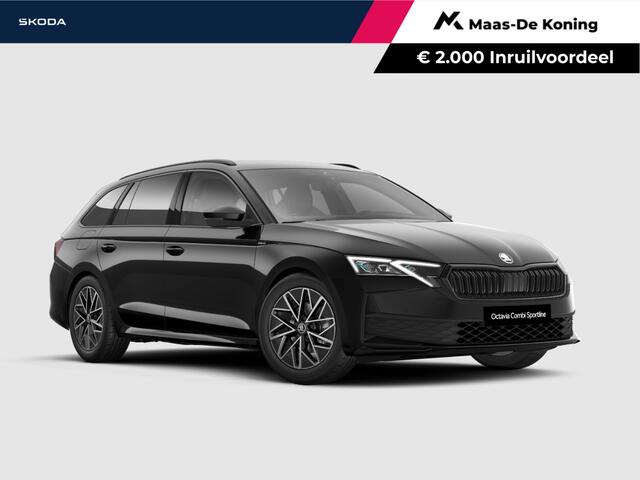 Skoda OCTAVIA combi Sportline Business 1.5 TSI m-HEV 110 kW / 150 PK | trekhaak wegklapbaar | 17'' Slagard aero velgen | 2.000,- inruilbonus!!