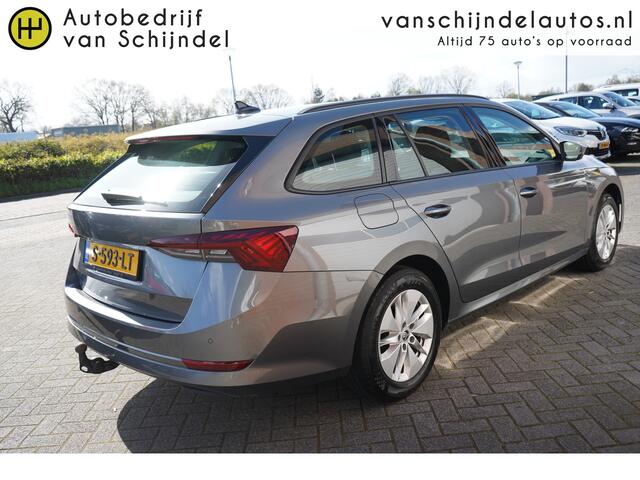 Skoda OCTAVIA Combi 1.5 E-TSI 150PK MHEV BUSINESS EDITION ORIGINEEL NEDERLANDS VIRTUEEL COCKPIT STOELVERWARMING ANDROID/APPLECARPLAY NAVI ELECTR.TREKHAAK PDC V+A FULL LED ELECTR.KLEP ENZ...