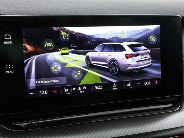 Skoda OCTAVIA Combi 1.4 TSI RS iV PHEV Business · Panoramadak · Elektrische stoelverstelling · Stoel, Stuur & achterbank verwarming · Apple/Android Car Play · Dodehoeksensor ·