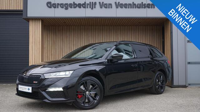 Skoda OCTAVIA Combi 1.4 TSI 245PK RS iV PHEV Business RS-Seats Leder/Alcantara Canton Stuur/stoelverwarming HUD Standkachel Keyless LED 62017km!