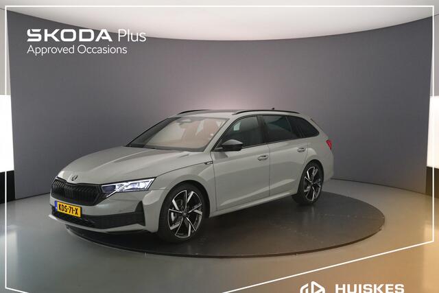 Skoda OCTAVIA Combi Sportline Tour 1.5 eTSI 150pk DSG Automaat Trekhaak, Adaptive cruise control, Elektrische achterklep, LED matrix koplampen, Navigatie, Achteruitrijcamera
