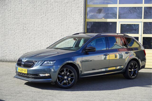 Skoda OCTAVIA Combi 1.0 TSI Sport Plus Business BJ2020 Lmv 17" | Led V+A | Pdc | Trekhaak | App-Connect | Navi | Climate control | Cruise control | Sportstoelen | Sportstuur | Zwarte hemel | Extra getint glas