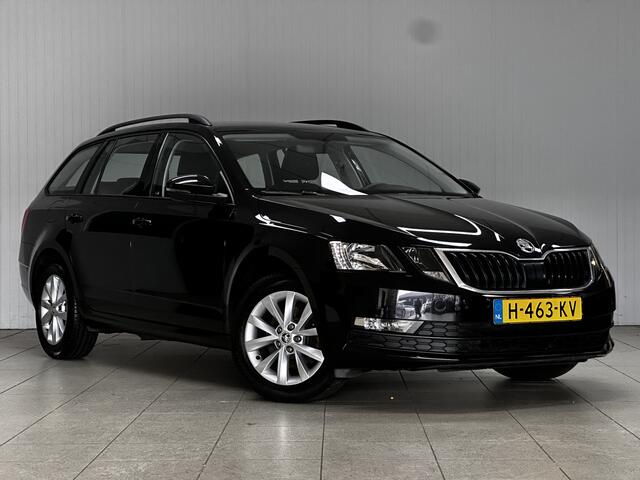 Skoda OCTAVIA Combi 1.0 TSI Greentech Business Edition/ Apple + Android/ Trekhaak/ 16'' LMV/ Navi/ Clima/ Cruise/ Elek. pakket/ Isofix/ Bluetooth/ Armsteun/ Multi. LEDER. Stuur/ Mistl./ PDC/ Dakrails.