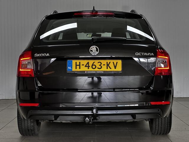 Skoda OCTAVIA Combi 1.0 TSI Greentech Business Edition/ Apple + Android/ Trekhaak/ 16'' LMV/ Navi/ Clima/ Cruise/ Elek. pakket/ Isofix/ Bluetooth/ Armsteun/ Multi. LEDER. Stuur/ Mistl./ PDC/ Dakrails.