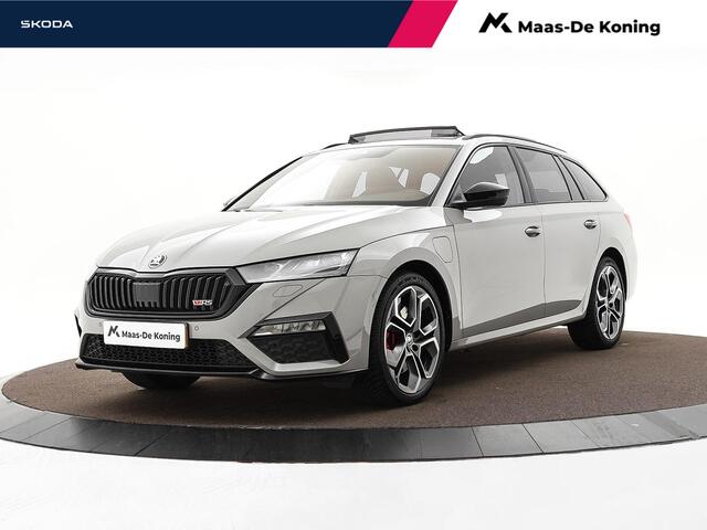 Skoda OCTAVIA Combi 1.4 TSI RS iV PHEV 245pk DSG Business · Panoramadak · Stuur- & Stoelverwarming · Keyless · Sfeerverlichting · Elek. Achterklep ·