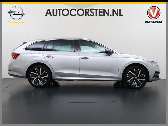 Skoda OCTAVIA Combi 1.4TSI 245PK Automaat iV PHEV Hybride Adap.Cruise Stoelverwarming Navi 3-Zone Ecc Apple Carplay Android Auto Pdc Business Edition Plus Elek.Achterklep Keyless advanced Lmv 18" Voorruitverwarming Led DAB 1e Eigenaar Origineel Nederlandse Auto