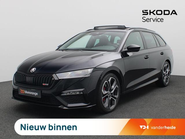 Skoda OCTAVIA Combi 2.0 TSI RS 245PK DSG Panoramadak, Trekhaak, Virtual Pedal, Achteruitrijcamera, 19" LM Velgen, Adaptieve Cruise Control, Stoelverwarming, Keyless