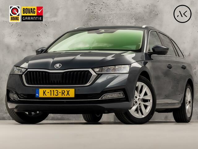 Skoda OCTAVIA Combi 1.0 e-TSI Sport Automaat (VIRTUAL COCKPIT, 1e EIGENAAR, APPLE CARPLAY, GROOT NAVI, STOELVERWARMING, SPORTSTOELEN, CAMERA, GETINT GLAS, NIEUWSTAAT)
