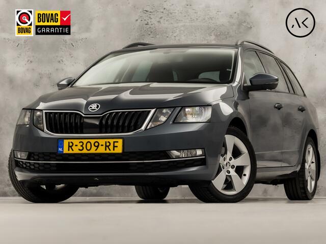 Skoda OCTAVIA Combi 1.4 TSI Sport 150Pk Automaat (APPLE CARPLAY, GROOT NAVI, CLIMATE, STOELVERWARMING, SPORTSTOELEN, GETINT GLAS, PARKEERSENSOREN, CRUISE, NIEUWSTAAT)