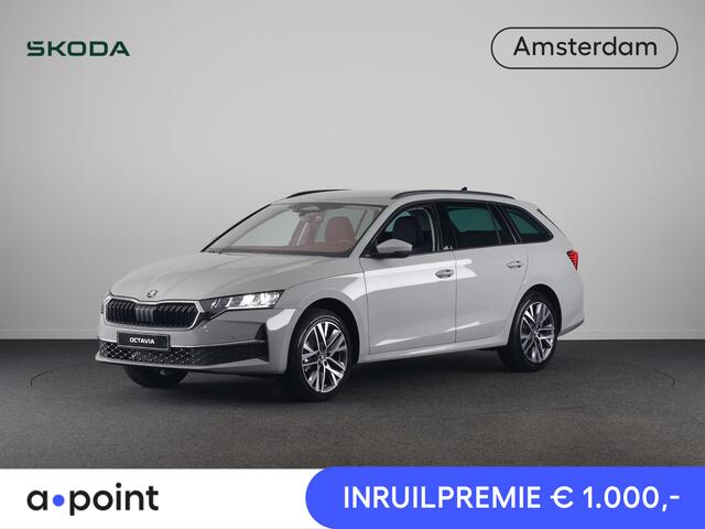 Skoda OCTAVIA Combi 1.5 TSI MHEV Business Edition Plus 150 pk 7 versn. DSG | Winter Pakket | Trekhaak | Lichtmetalen velgen 18" Lerna Antraciet