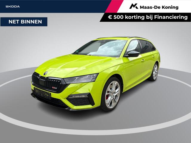 Skoda OCTAVIA 1.4 TSI 245pk DSG RS iV PHEV · Panoramadak · Camera · Elek. Voorstoelen · Head-Up · Stoel-& Stuurverwarming · 19'' Inch · Canton Audio ·