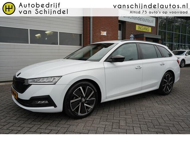 Skoda OCTAVIA Combi 1.0 TSI 111PK SPORT BUSINESS AUG 2022 ORIGINEEL NEDERLANDS DIGITALE COCKPIT MATRIXX LED ZWARTE HEMEL STUURVERWARMING ANDROID/APPLECARPLAY NAVI PDC V+A 18INCH KEYLESS CLIMA CRUISE BLUETOOTH ENZ...