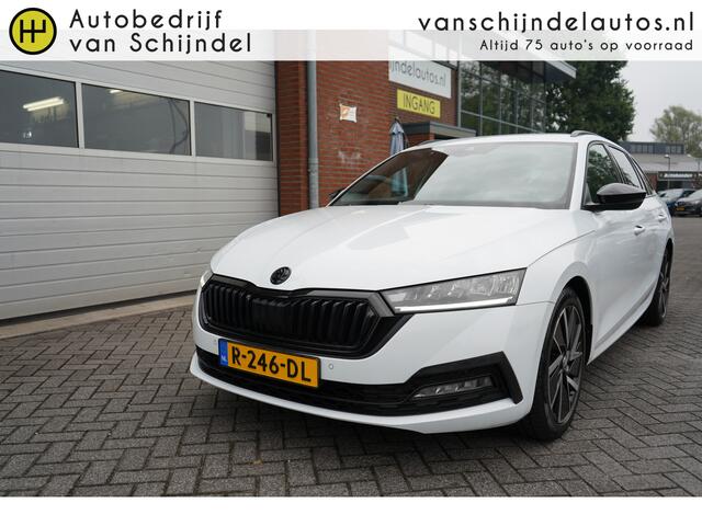 Skoda OCTAVIA Combi 1.0 TSI 111PK SPORT BUSINESS AUG 2022 ORIGINEEL NEDERLANDS DIGITALE COCKPIT MATRIXX LED ZWARTE HEMEL STUURVERWARMING ANDROID/APPLECARPLAY NAVI PDC V+A 18INCH KEYLESS CLIMA CRUISE BLUETOOTH ENZ...