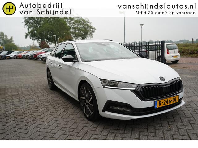 Skoda OCTAVIA Combi 1.0 TSI 111PK SPORT BUSINESS AUG 2022 ORIGINEEL NEDERLANDS DIGITALE COCKPIT MATRIXX LED ZWARTE HEMEL STUURVERWARMING ANDROID/APPLECARPLAY NAVI PDC V+A 18INCH KEYLESS CLIMA CRUISE BLUETOOTH ENZ...