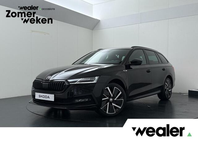 Skoda OCTAVIA Combi 1.4 TSI iV PHEV Sportline Business | 204 PK | SoH 89% | Achteruitrijcamera | Climate control | Cruise control | Matrix LED | Dodehoek detectie | Keyless Entry | Draadloze telefoonlader | Elektrische achterklep | Sfeerverlichting | Stoelverwarming | Parkeersensoren | Apple Carplay / Android Auto |