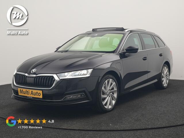 Skoda OCTAVIA Combi 1.4 TSI iV PHEV Business Edition 204pk Dealer O.H. | Panodak | Adaptive Cruise | Voorstoelen Verwarmd | Crystal LED | Keyless | Apple Carplay | Sfeerverlichting | Navigatie | DAB | Plug In Hybrid |