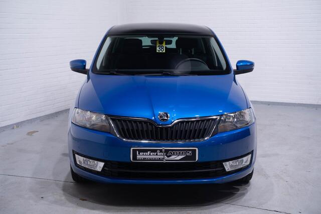 Skoda RAPID Spaceback 1.2 TSI Greentech JOY PDC ECC Cruise-controle Panodak LMV 15"-inch Navigatie-groot stoelverwarming NAP Plus-Pack Sunset