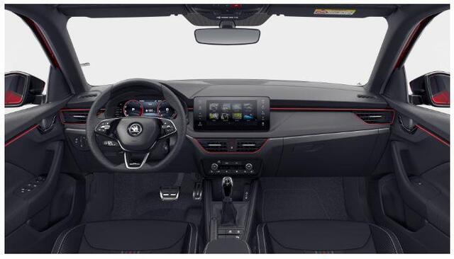Skoda SCALA Monte Carlo 1.0 85 kW / 115 pk TSI Hatchback 7 ver Skoda Scala 1.0 TSI Monte Carlo | Velvet red | Navigatie pakket | Travel assist plus | Winter pakket | Incl. Inruilvoordeel |
