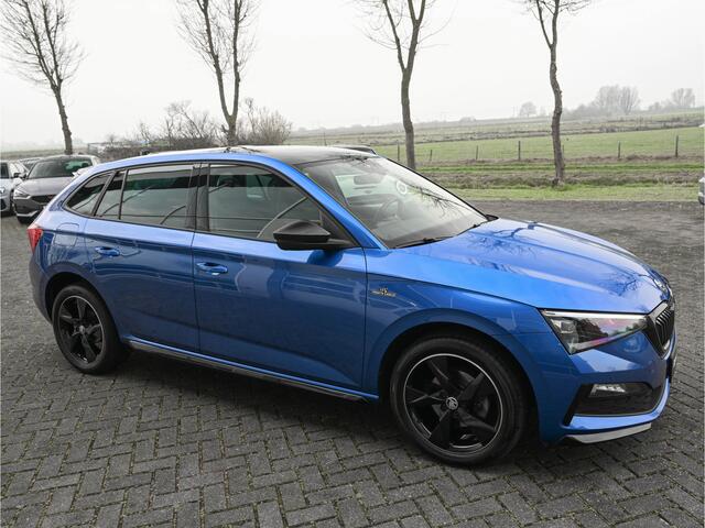 Skoda SCALA 1.0TSI 110pk Monte Carlo Pano Schaalstoelen Led Keyless Virtual DAB Ambiente VOL!