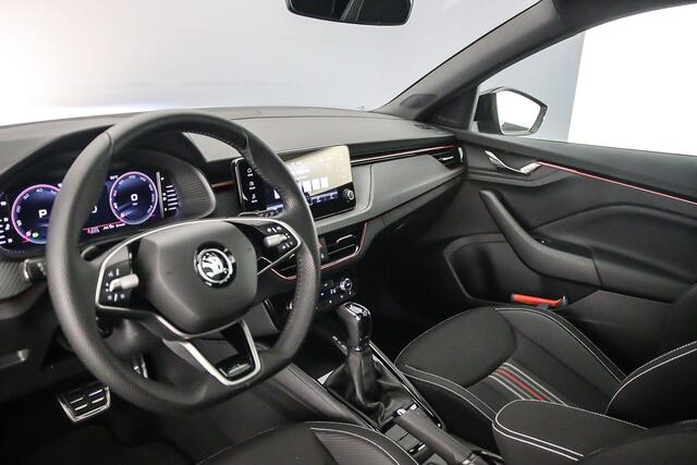 Skoda SCALA Monte Carlo 1.0 TSI 115pk DSG Automaat Trekhaak, Panoramadak, Adaptive cruise control, Achteruitrijcamera, LED matrix koplampen, Elektrische achterklep, Stoelverwarming