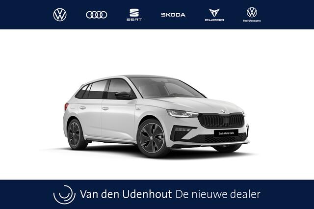 Skoda SCALA 1.0 TSI Greentech 115 6MT Monte Carlo Verwarmbare stoelen voor | Achteruitrijcamera | Virtual Cockpit (digitaal instrumentenpaneel) met 10,2 inch kleurenscherm