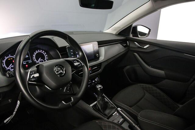 Skoda SCALA Ambition 1.0 TSI 110pk Cruise control, Parkeersensor achter, App connect, LED koplampen, Airco, DAB, Radio, Bluetooth
