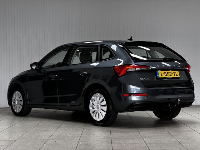 Skoda SCALA 1.0 TSI Active/ LED Koplampen!/ Trekhaak/ Airco/ Cruise/ Diml.Auto/ Regensensor/ Elek.pakket/ Isofix/ C.V.Afstand/ Metallic Lak.