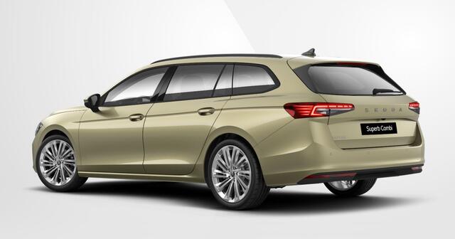 Skoda SUPERB 1.5 TSI MHEV First Edition Panoramadak / 19'' velgen / Winterpakket / Light & View Pakket / Bruin Leder / Travel Asssit Plus /
