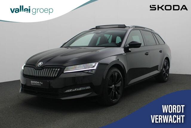 Skoda SUPERB Combi 1.4 TSI 218 pk DSG iV Sportline Business | Panoramadak | Matrix LED | Leder/alcantara | Geheugenstoel | Stuur-/stoelverwarming | Achteruitrijcamera