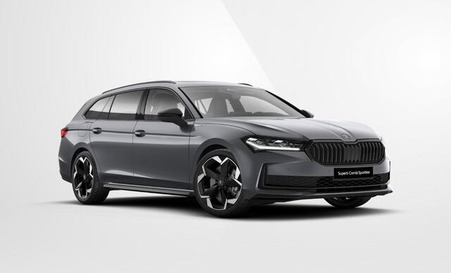 Skoda SUPERB Combi 1.5 TSI PHEV Sportline Business | VOORRAAD | 19"LM | Lederen Sportstoelen | HUD | Trekhaak | Matrix Verl. | Adapt. Cruise | Private Lease ¤954,- pm