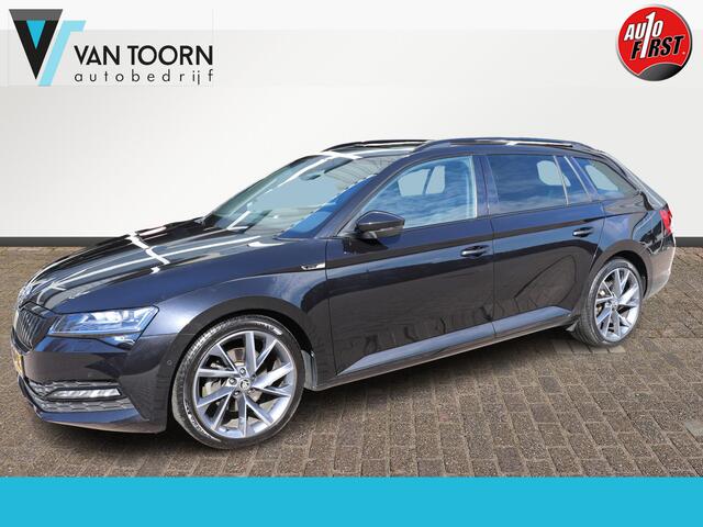 Skoda SUPERB Combi 1.4 TSI iV Sportline Business Automaat. Trekhaak afneembaar, set winterwielen.