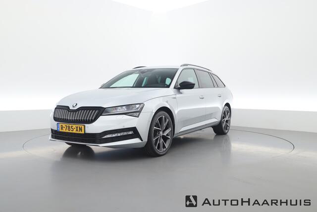 Skoda SUPERB Combi 1.4 TSI iV Sportline Business PHEV 218pk | Trekgewicht 1600 kg | Adapt. Cruise | Dodehoek det. | 19"