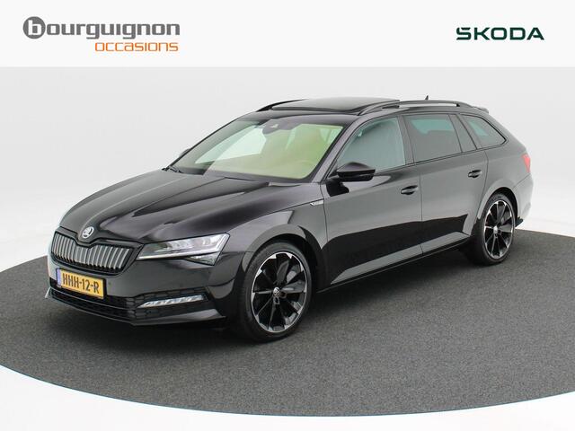 Skoda SUPERB Combi 1.4 TSI 218 Pk Automaat iV Sportline Business | Full LED | Panoramadak | Trekhaak | 19 Inch | Camera | Canton Audio | Winterpakket