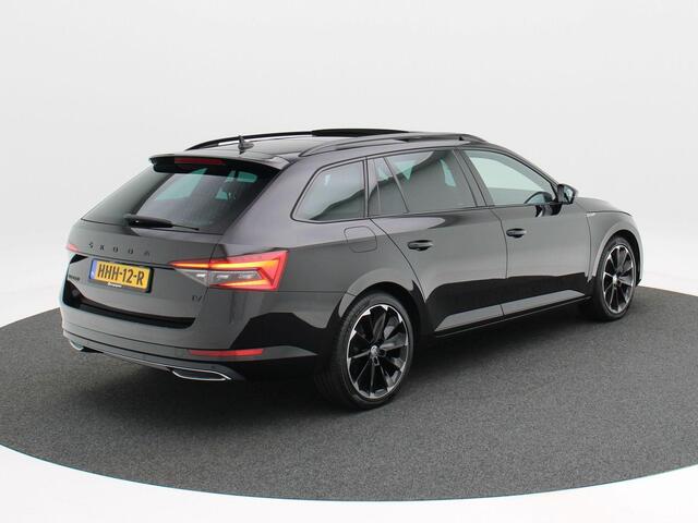 Skoda SUPERB Combi 1.4 TSI 218 Pk Automaat iV Sportline Business | Full LED | Panoramadak | Trekhaak | 19 Inch | Camera | Canton Audio | Winterpakket
