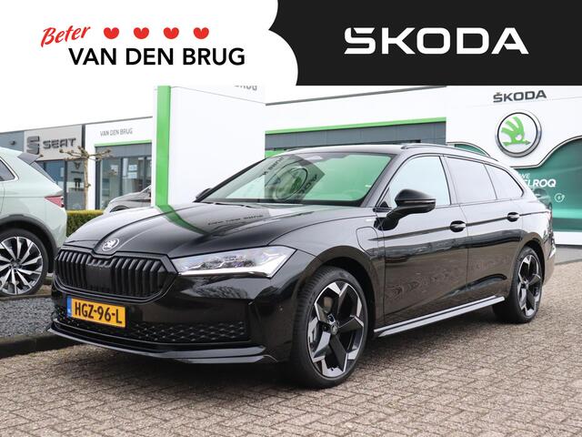 Skoda SUPERB Combi 1.5 TSI PHEV 204pk Sportline Business | Panoramadak | Canton audio | Rondomzichtcamera | Stoelverwarming voor & achter | Verwarmbaar voorruit |