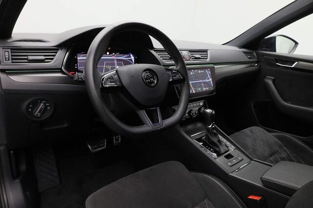 Skoda SUPERB Combi 1.4 TSI iV 218PK DSG Sportline Business | Pano | Matrix LED | Geheugenstoelen | Leder/alcantara | Navi Columbus | Adaptief onderstel | Stoel-/achterbankverwarming | ACC | Keyless