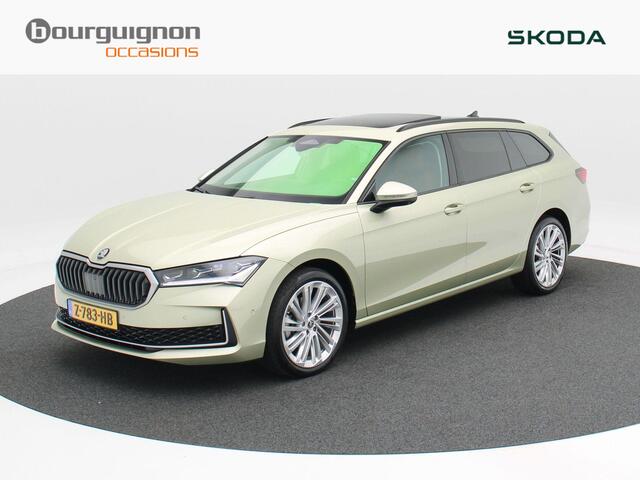 Skoda SUPERB Combi First Edition 1.5 TSi 150 Pk Automaat | Full LED | Panoramadak | Leder | 19 Inch | 360 Camera | Stoelkoeling en Verwarming | Adaptive Cruise | 18.310 Km!!