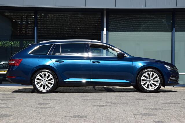 Skoda SUPERB Combi 1.4 TSI iV Business Edition Plus PHEV Plug-in Hybride | Org. NL | BOVAG Garantie | Trekhaak | Virtual Cockpit | Apple Carplay/Android Auto | Elektrische Voorstoelen met geheugen | Verwarmde Voorruit + Stoelen |