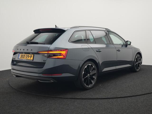 Skoda SUPERB Combi 1.4 TSI iV Sportline Plug In Hybrid 218pk Dealer O.H PHEV | Adaptive Cruise | 360 Camera | Alcantara Sportstoelen Memory | Canton Audio | 19"L.M | Virtual | Keyless |