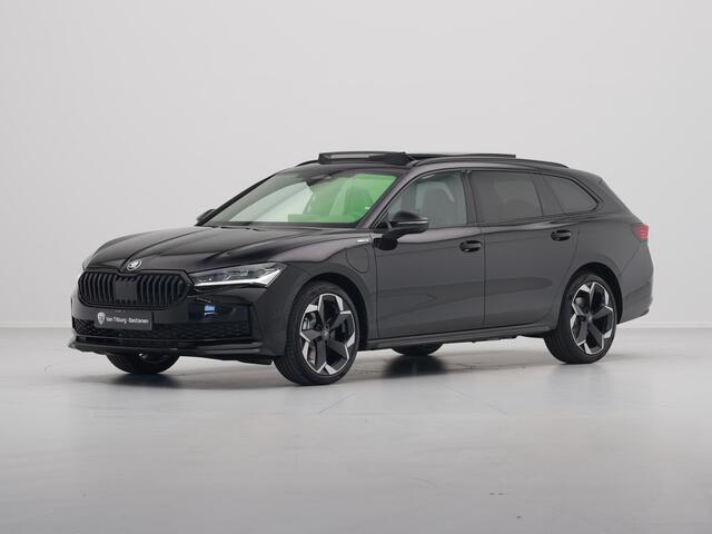 Skoda SUPERB Combi 1.5 TSI iV 204 6DSG Sportline Business Automaat | Mechanisch wegklapbare trekhaak | Multifunctioneel verwarmbaar 3 spaaks sportstuur incl. peddels voor recuperatie en HOD (hands off detectie)