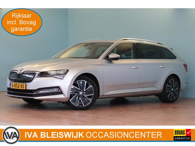 Skoda SUPERB Combi 1.4 TSI iV Business Edition Plus Automaat | NAVI | PDC V+A | STUUR/STOELVERW+GEHEUGEN | ADAP CRUISE | TREKHAAK INKL |