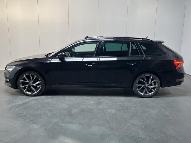 Skoda SUPERB Combi 1.4 TSI iV Sportline Business / AUTOMAAT/ PANO/ CANTON AUDIO/ CAMERA/ PARK. SENSOREN/ MEMORY SEATS/ DODE HOEK/ CRYSTAL LIGHTING/ VIRTUAL COCKPIT/ STOEL-STUURVERWARM./ SMARTLINK/ ADAPT. CRUISE/ NAVI/ CLIMA/ DAB/ 19" LMV